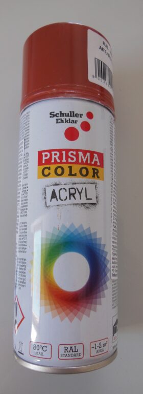 Sprej Prisma Color 400ml, RAL 8004 měděná hnědá                          