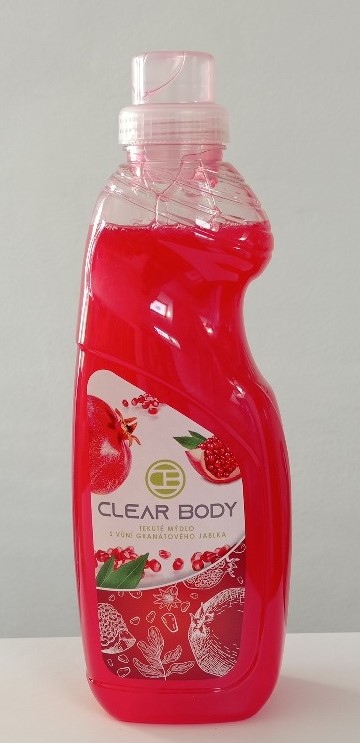 Clear Body tekuté mýdlo 1L Granátové jablko