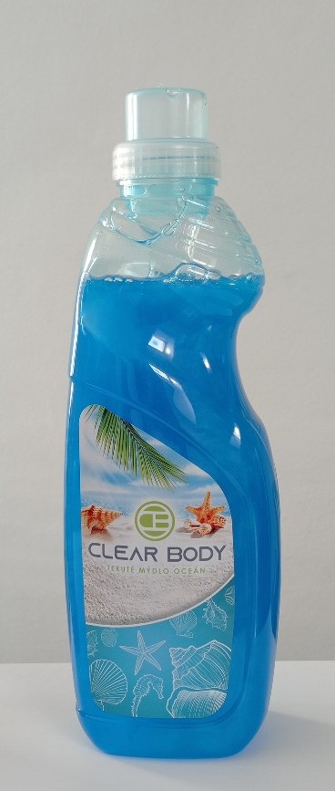 Clear Body tekuté mýdlo 1L Oceán