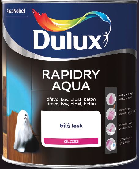 DULUX Rapidry Aqua světle šedá 0,75L
